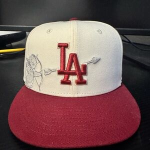 LA dodgers Valentine’s Day exclusive Red and White hat